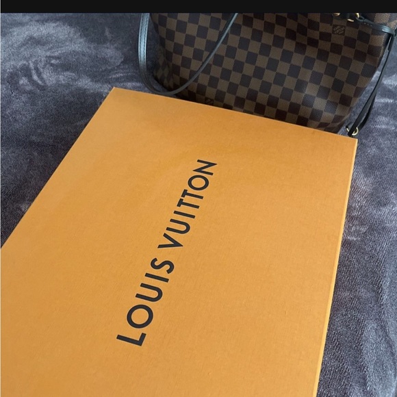 🎁EARLY🎁SALE 🚨2020 EUC Neverfull MM🚨 Louis Vuitton Daimer Ebene - Picture 9 of 10